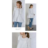 フラワージャガードトップス 肩フリル 大人 | karei | 詳細画像10 