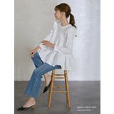 フラワージャガードトップス 肩フリル 大人 | karei | 詳細画像11 