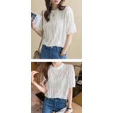 揺れるフリルTシャツ トップス レディース | karei | 詳細画像7