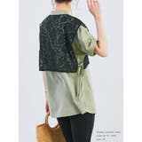 夏ブラウス バンドカラーシャツ レース付きブラウス | karei | 詳細画像11