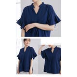 甘すぎず華やぐ。袖フリルドットブラウス ブラウス レディース | karei | 詳細画像24 