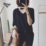 ニット カットソー Vネック | karei | 詳細画像11 