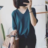 ニット カットソー Vネック | karei | 詳細画像5 