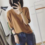 ニット カットソー Vネック | karei | 詳細画像9 