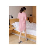 オーバーサイズカットソー ルームウェア レディース カラフル ビッグTシャツ  | karei | 詳細画像11 
