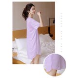 オーバーサイズカットソー ルームウェア レディース カラフル ビッグTシャツ  | karei | 詳細画像15 