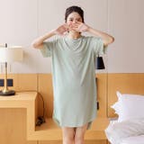 オーバーサイズカットソー ルームウェア レディース カラフル ビッグTシャツ  | karei | 詳細画像23 