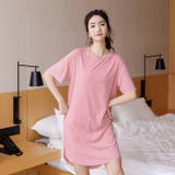オーバーサイズカットソー ルームウェア レディース カラフル ビッグTシャツ  | karei | 詳細画像7 