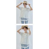 シアーチュールドッキングTシャツ トップス 半袖 | karei | 詳細画像13