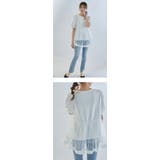 シアーチュールドッキングTシャツ トップス 半袖 | karei | 詳細画像17