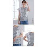 花レース袖 Tシャツ トップス | karei | 詳細画像26