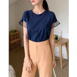 チュールキリカエフリルスリーブTシャツ | karei | 詳細画像22