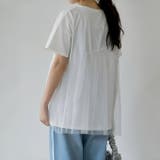 チュール ドッキングトップス Tシャツ | karei | 詳細画像14