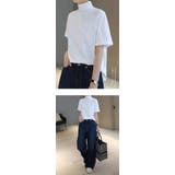 さらっと心地いい。綿100%ベーシックTシャツ 半袖 ハイネック | karei | 詳細画像21