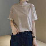 さらっと心地いい。綿100%ベーシックTシャツ 半袖 ハイネック | karei | 詳細画像22
