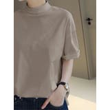 さらっと心地いい。綿100%ベーシックTシャツ 半袖 ハイネック | karei | 詳細画像23