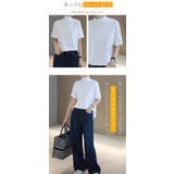 さらっと心地いい。綿100%ベーシックTシャツ 半袖 ハイネック | karei | 詳細画像9