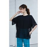 シフォン×カットソー シフォンドッキング 重ね風 | karei | 詳細画像18