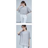 シフォン×カットソー シフォンドッキング 重ね風 | karei | 詳細画像25