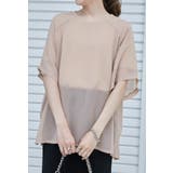 シフォン×カットソー シフォンドッキング 重ね風 | karei | 詳細画像27