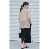 シフォン×カットソー シフォンドッキング 重ね風 | karei | 詳細画像28