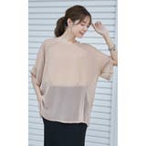 シフォン×カットソー シフォンドッキング 重ね風 | karei | 詳細画像31