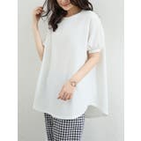 ワッフルカットソー Tシャツ ぽわん袖 | karei | 詳細画像21