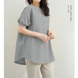 ワッフルカットソー Tシャツ ぽわん袖 | karei | 詳細画像32