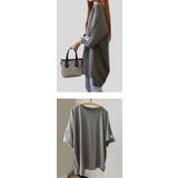 チュニックTシャツ ロングT ロゴ | karei | 詳細画像18