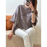 Tシャツ ロゴt オーバーサイズ | karei | 詳細画像9