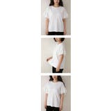 綿100％ 袖フリルTシャツ カットソー | karei | 詳細画像10 