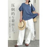 綿100％ 袖フリルTシャツ カットソー | karei | 詳細画像8 