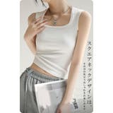 コットン ブラ紐隠し タンクトップ | karei | 詳細画像5