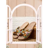 クロスデザインルームシューズ ジュート素材スリッパ | karei | 詳細画像14 