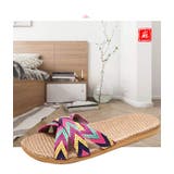 クロスデザインルームシューズ ジュート素材スリッパ | karei | 詳細画像17 