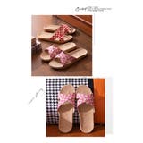 クロスデザインルームシューズ ジュート素材スリッパ | karei | 詳細画像8 