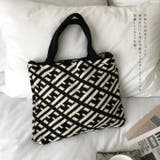 ニットハンドバック レディース 2WAY ショルダーバッグ 鞄 | karei | 詳細画像4