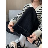 あったかジャガードカジュアルパンツ | karei | 詳細画像17