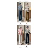 あったかジャガードカジュアルパンツ | karei | 詳細画像25