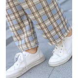 裏起毛チェック柄ワイドパンツ | karei | 詳細画像15