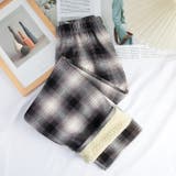 裏起毛チェック柄ワイドパンツ | karei | 詳細画像16