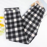 裏起毛チェック柄ワイドパンツ | karei | 詳細画像17