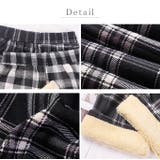 裏起毛チェック柄ワイドパンツ | karei | 詳細画像20