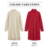 ケーブル編みニットワンピース レディース ニットワンピース ニットチュニック | karei | 詳細画像21