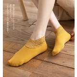 ソックス レディース 靴下 レース付き 滑り止め | karei | 詳細画像4 