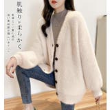 シャギーニットカーディガン | karei | 詳細画像3 