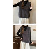 シャギーニットベスト  | karei | 詳細画像10 