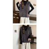 シャギーニットベスト  | karei | 詳細画像11 