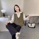 シャギーニットベスト  | karei | 詳細画像16 