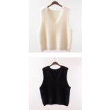 シャギーニットベスト  | karei | 詳細画像20 